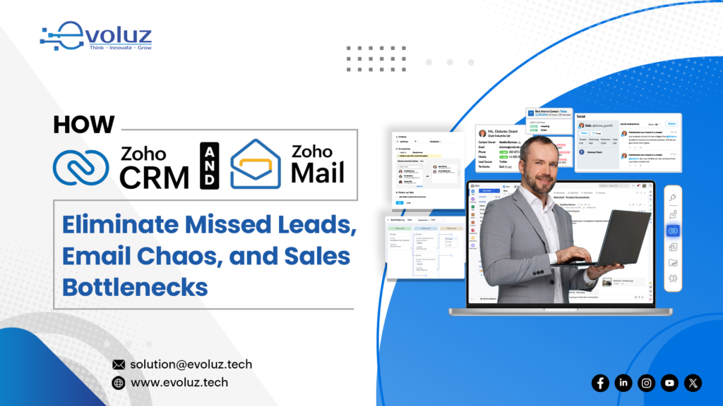 Zoho CRM and Zoho Mail for lead nurturing