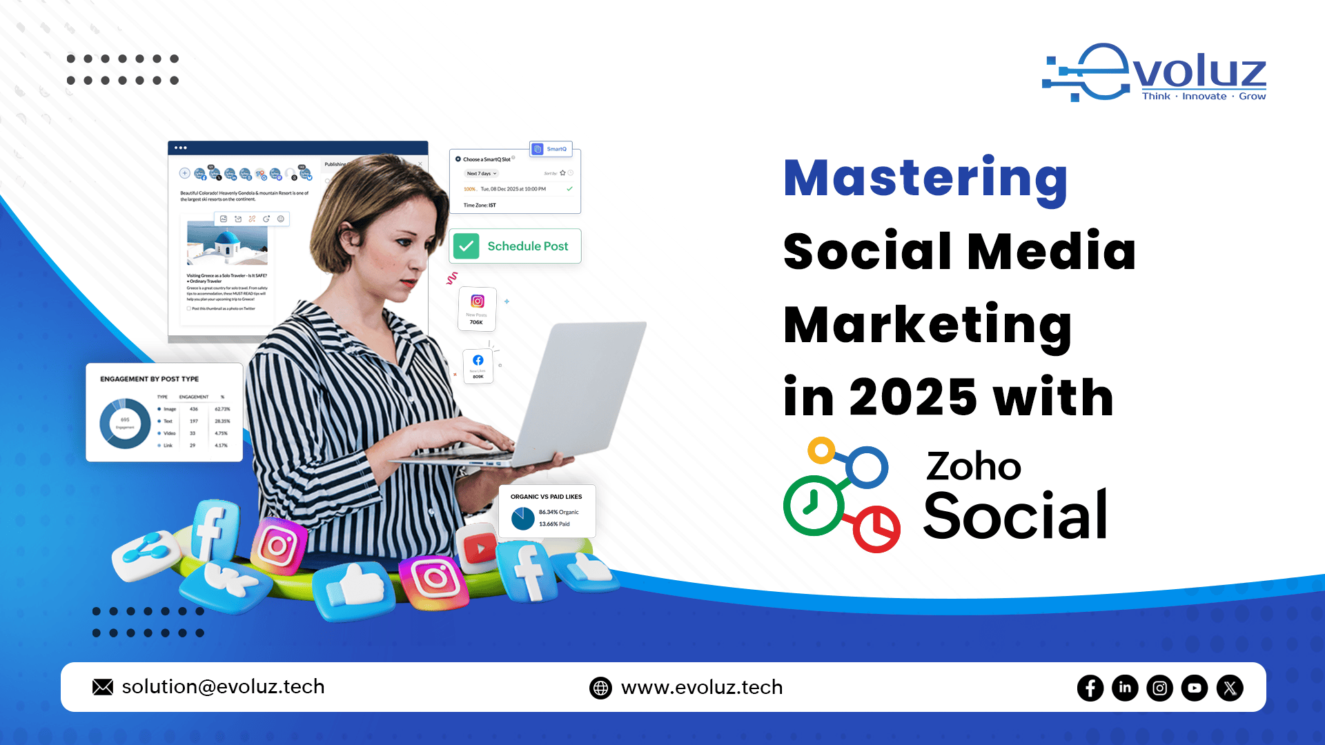 Social Media Marketing in 2025 with Zoho Social